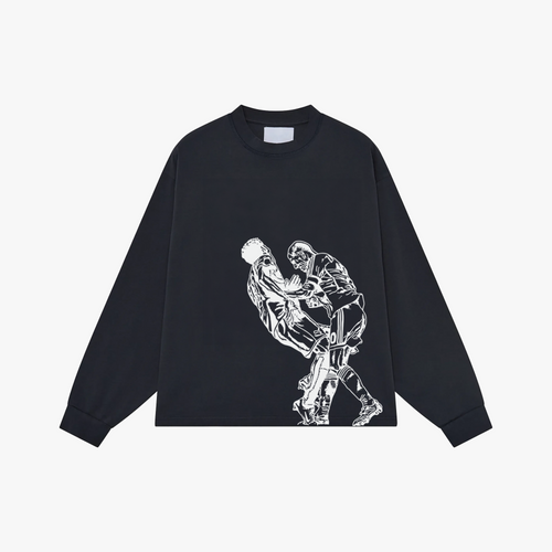 The Headbutt Longsleeve Tee (Vintage Black)
