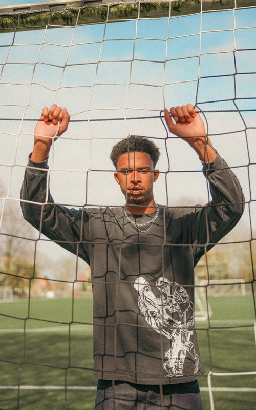 The Headbutt Longsleeve Tee (Vintage Black)