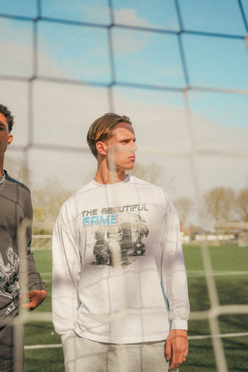 The Beautiful Game Longsleeve Tee (White)