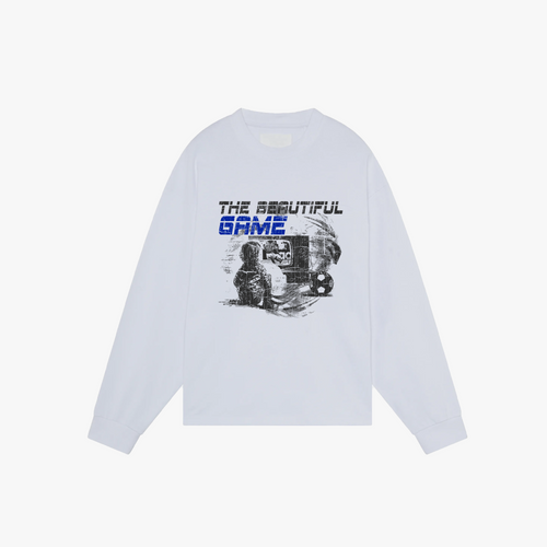 The Beautiful Game Longsleeve Tee (White)