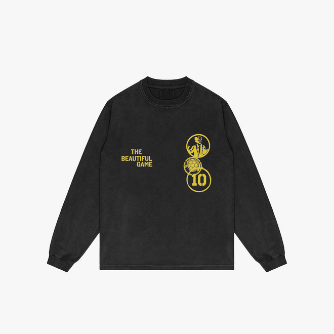 Dinho Longsleeve Yellow (Washed Black)