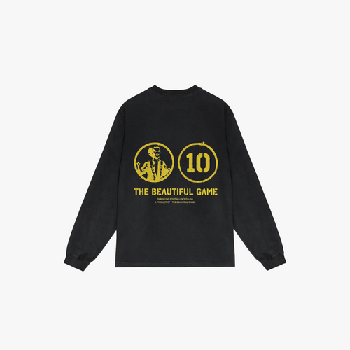 Dinho Longsleeve Yellow (Washed Black)