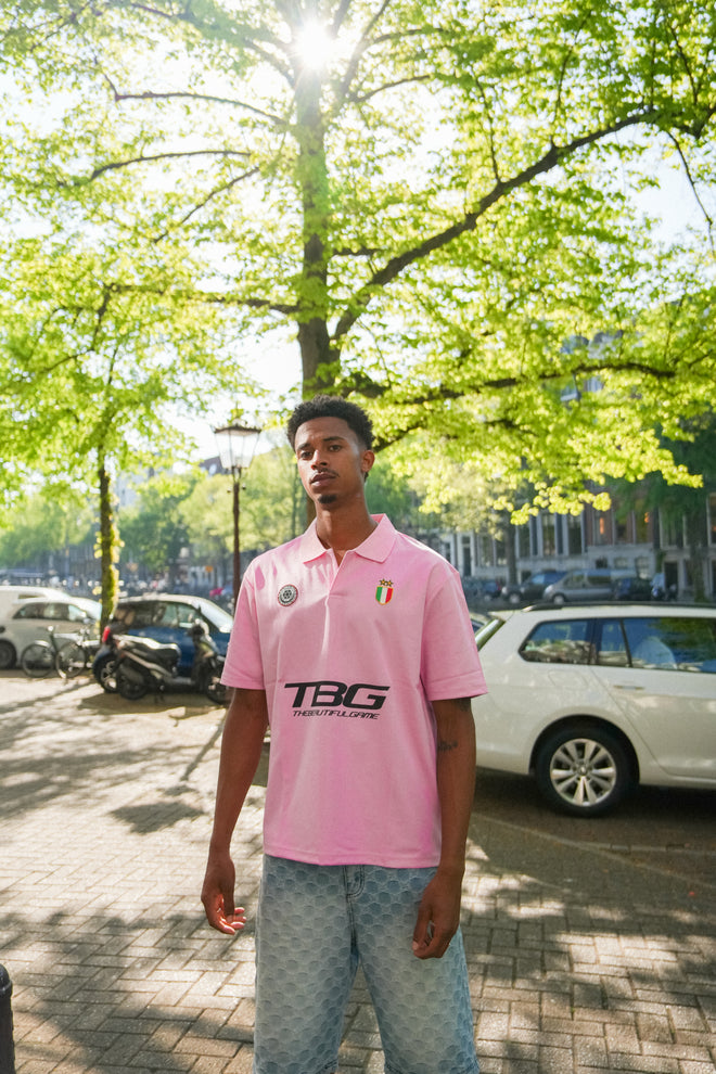 Pink Polo Jersey