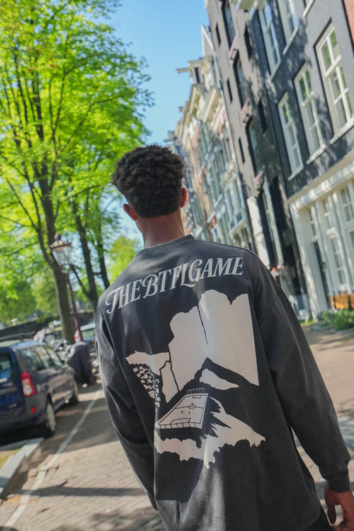 Pitchside Longsleeve Tee (Vintage Black)