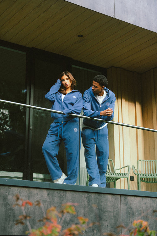 Logo Sweatpants (Washed Blue)