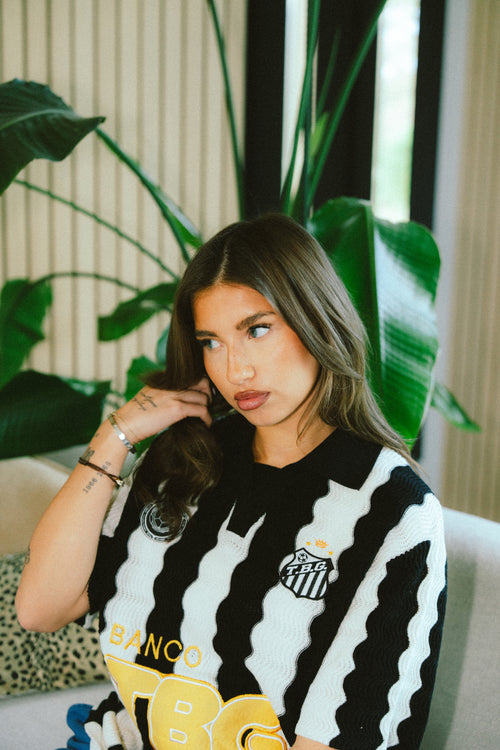 Santos Wavy Knit Jersey