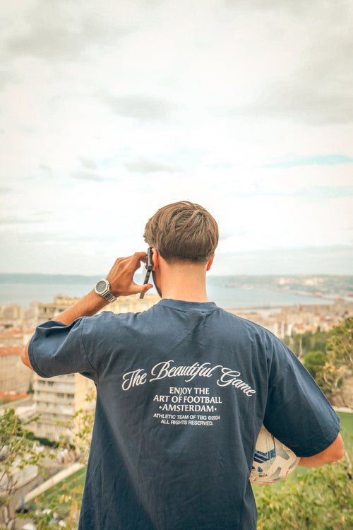 Art of football tee (Navy Blue)