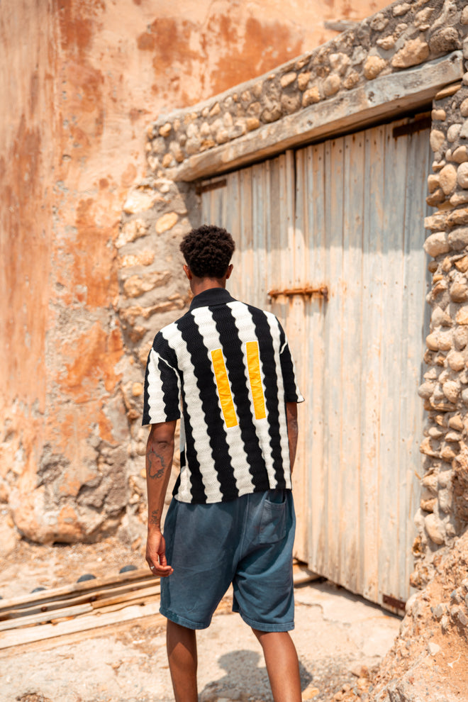 Santos Wavy Knit Jersey