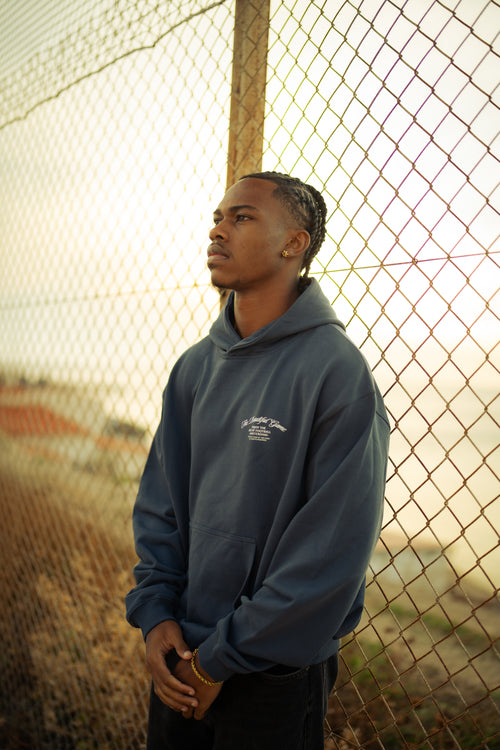 Art of football hoodie (blue)