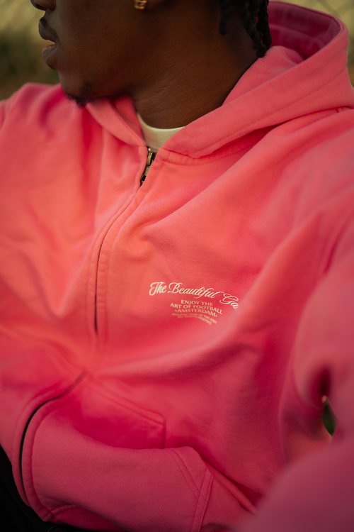 Pink Zip Up Hoodie