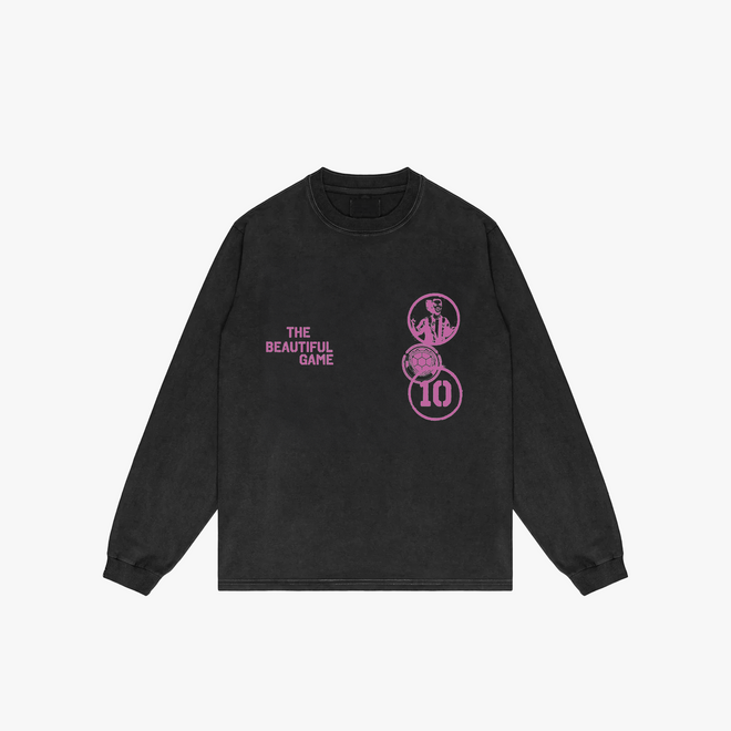 Dinho Longsleeve Pink (Washed Black)