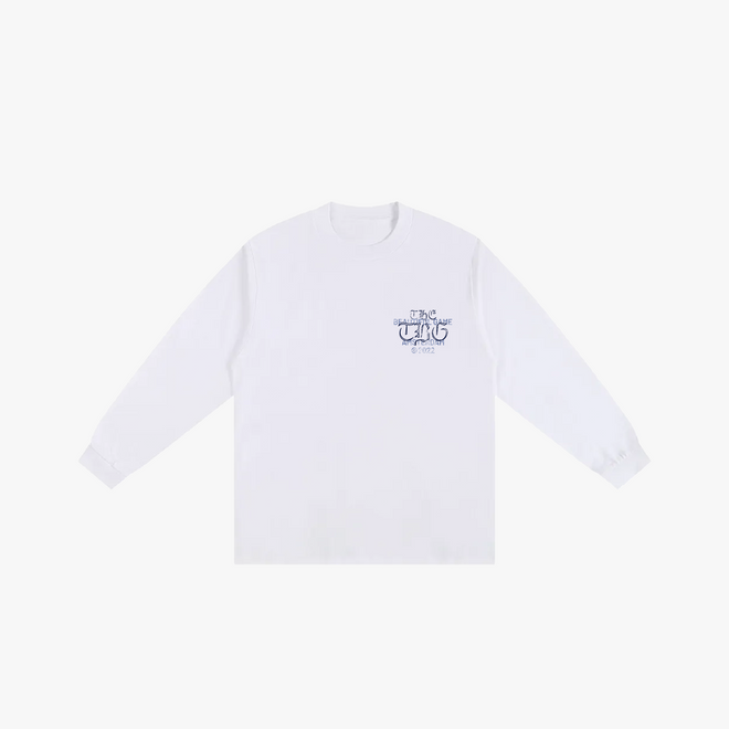 Stamp Logo Longsleeve (White)