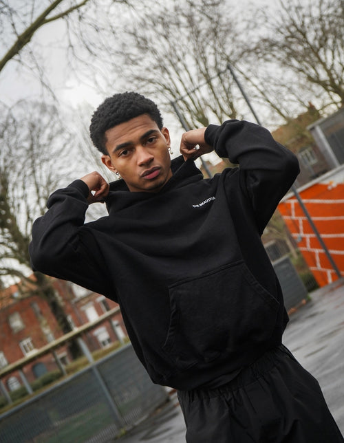 Hand of God Hoodie (Black) - The beautiful game